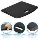 Mount-It! Anti Fatigue Standing Desk Floor Comfort Mat -18X22" Rubberized Gel Foam (Black)