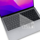 iBenzer Neon Party Hard-Shell Case for 16" MacBook Pro (M1, Crystal Clear)