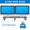 Mount-It! Dual Monitor Desktop Riser Stand