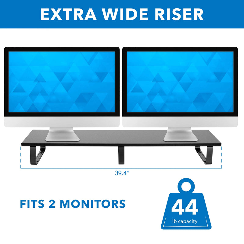 Mount-It! Dual Monitor Desktop Riser Stand