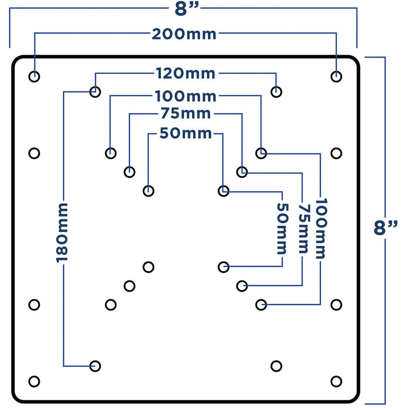 Mount-It! VESA Mount Adapter Plate Monitor/Extender Conversion Kit