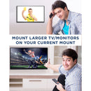 Mount-It! Vesa Mount Adapter Kit Converts VESA 75x75mm and 100x100mm to 200x200mm and 200x100mm
