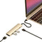 Satechi USB Type-C 4-in-1 Slim Multi-Port Adapter (Gold)
