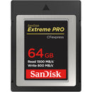 SanDisk 64GB Extreme PRO CFexpress Type B Memory Card with 256GB Extreme PRO UHS-II SDXC Memory Card