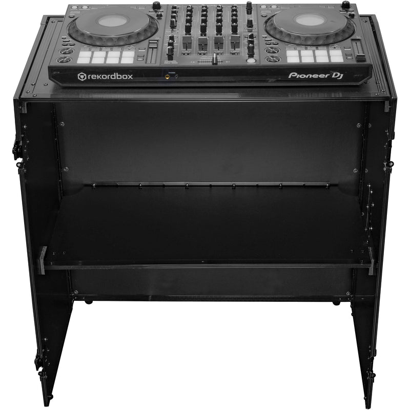 Odyssey Two-Tier DJ Fold-Out Stand (36 x 33", Black)