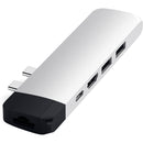 Satechi USB Type-C Pro Hub Adapter with Ethernet (Silver)