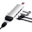 Satechi USB Type-C Pro Hub Adapter with Ethernet (Silver)