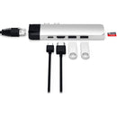 Satechi USB Type-C Pro Hub Adapter with Ethernet (Silver)