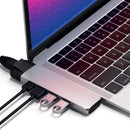 Satechi USB Type-C Pro Hub Adapter with Ethernet (Silver)