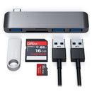 Satechi USB 3.0 Type-C 3-In-1 Combo Hub (Space Gray)