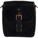MegaGear Leather Camera Messenger Bag for Mirrorless, Instant & DSLR Cameras (Black)