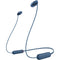 Sony WI-C100 Wireless In-Ear Headphones (Blue)