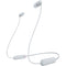 Sony WI-C100 Wireless In-Ear Headphones (White)