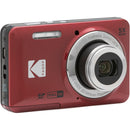 Kodak PIXPRO FZ55 Digital Camera with Protection & Storage Kit (Red)