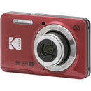 Kodak PIXPRO FZ55 Digital Camera with Protection & Storage Kit (Red)