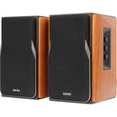 Edifier R1380T 2-Way Active Bookshelf Speakers (Pair, Brown)