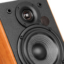 Edifier R1380T 2-Way Active Bookshelf Speakers (Pair, Brown)