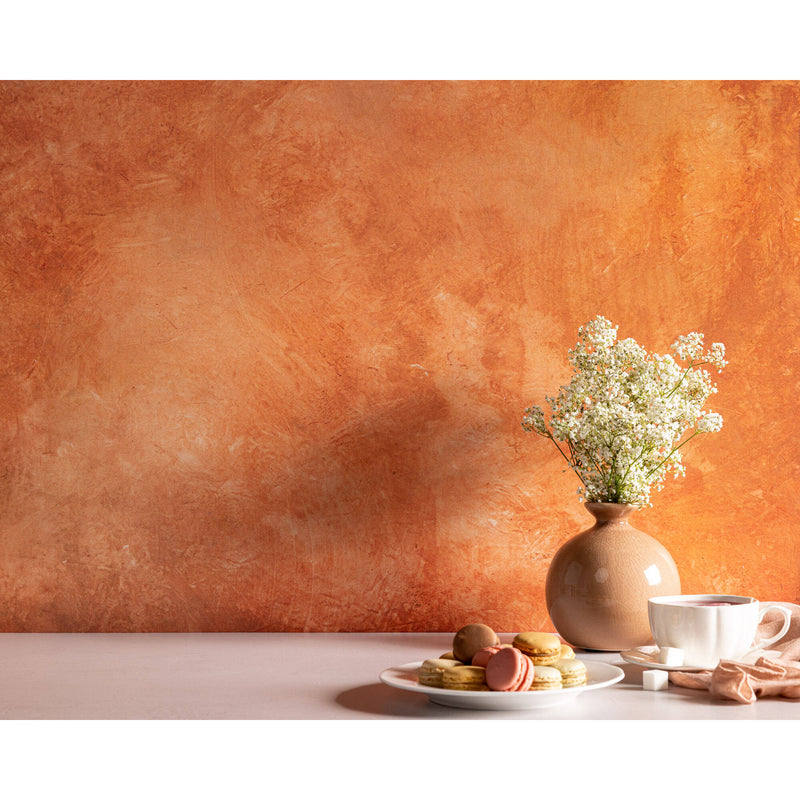 V-FLAT WORLD 30 x 40" Duo-Board Double-Sided Background (French Clay/Terracotta Blush)