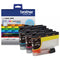 Brother Genuine LC404 INKvestment Tank Standard Yield Color Ink Cartridge Set (Cyan, Magenta, Yellow)