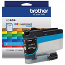 Brother Genuine LC404 INKvestment Tank Standard Yield Cyan Ink Cartridge