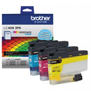 Brother LC406 4-Color INKvestment Tank Standard Yield Ink Cartridge Set