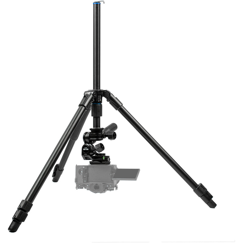Slik Pro AL-323-3W Aluminum 3-Section Tripod with Arca-Type 3-Way Pan-Tilt Head