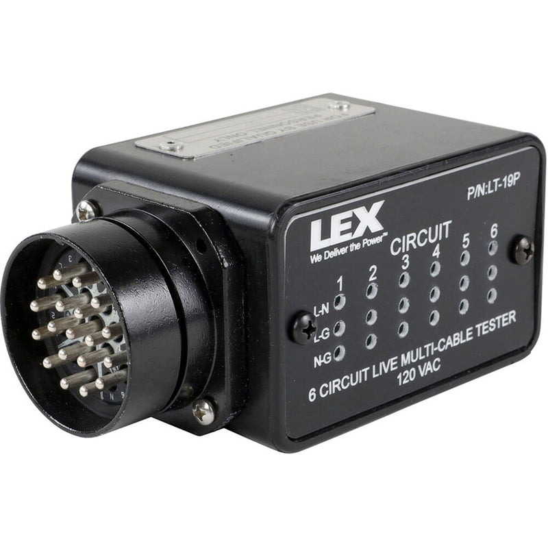 Lex Products LT-19P 6-Circuit Live Multi-Cable Tester