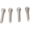 CineMilled M4 x 25mm Stainless Steel Screws (4-Pack)
