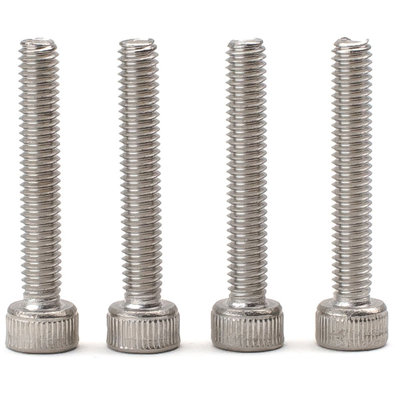 CineMilled M4 x 25mm Stainless Steel Screws (4-Pack)