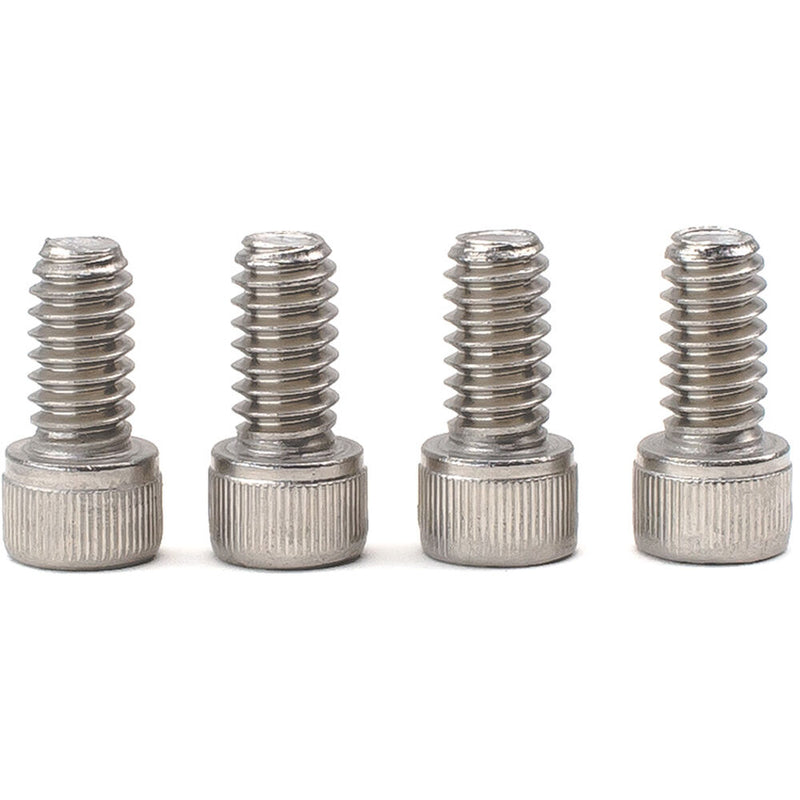 CineMilled 1/4"-20 x 1/2" Stainless Steel Screw (4-Pack)