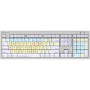 Logickeyboard Dyslexie Keyboard (Mac, White, US English)