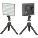 Genaray Bluetooth RGB Panel 2-Light Kit with MicroPod Tabletop Tripods (5 x 7")