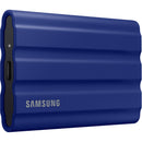 Samsung 2TB T7 Shield Portable SSD with MagSafe/Cold Shoe SSD Holder (Blue)