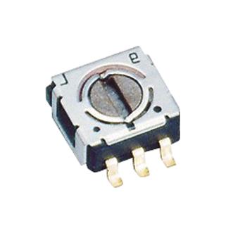NIDEC COMPONENTS CS-4-12YTB Rotary Switch, Surface Mount, 2 Position, 1 Pole, 45 &deg;, CS-4 Series