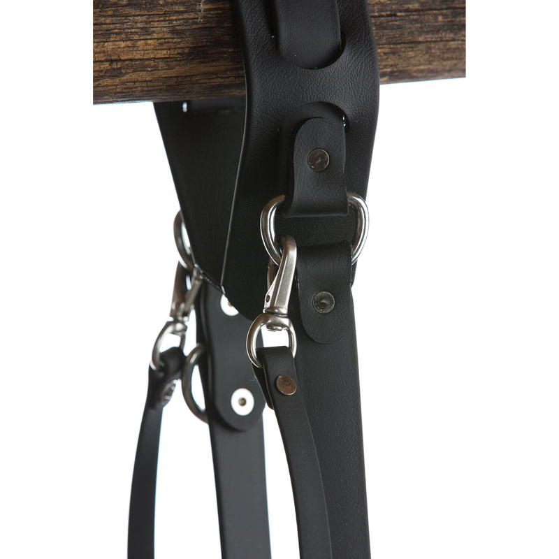 HoldFast Gear Money Maker Solo Vegan Leather Camera Strap (Black, Small)
