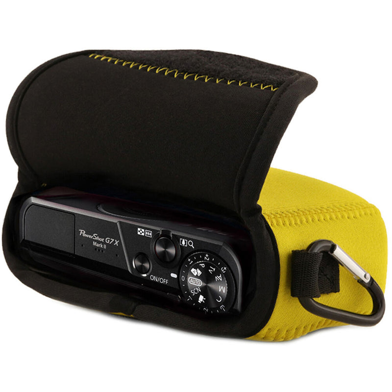 MegaGear Ultralight Neoprene Case for Canon PowerShot G7X and G7 X Mark II (Yellow)