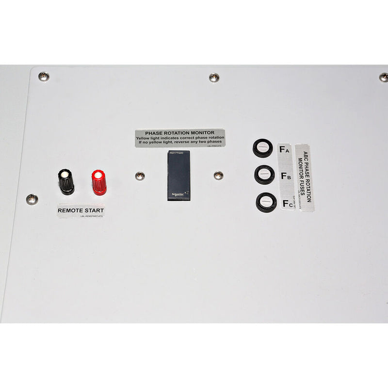 Lex Products PowerGATE 1200A Power Input Panel with Black, Red, Blue, White & Green Inlets