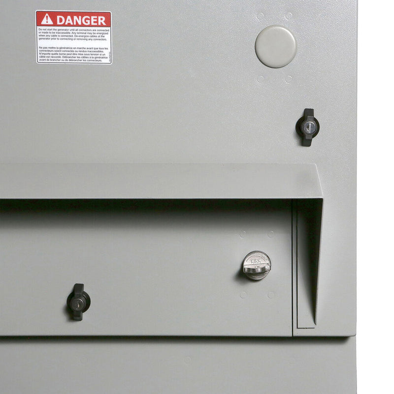 Lex Products PowerGATE 1200A Power Input Panel with Black, Red, Blue, White & Green Inlets