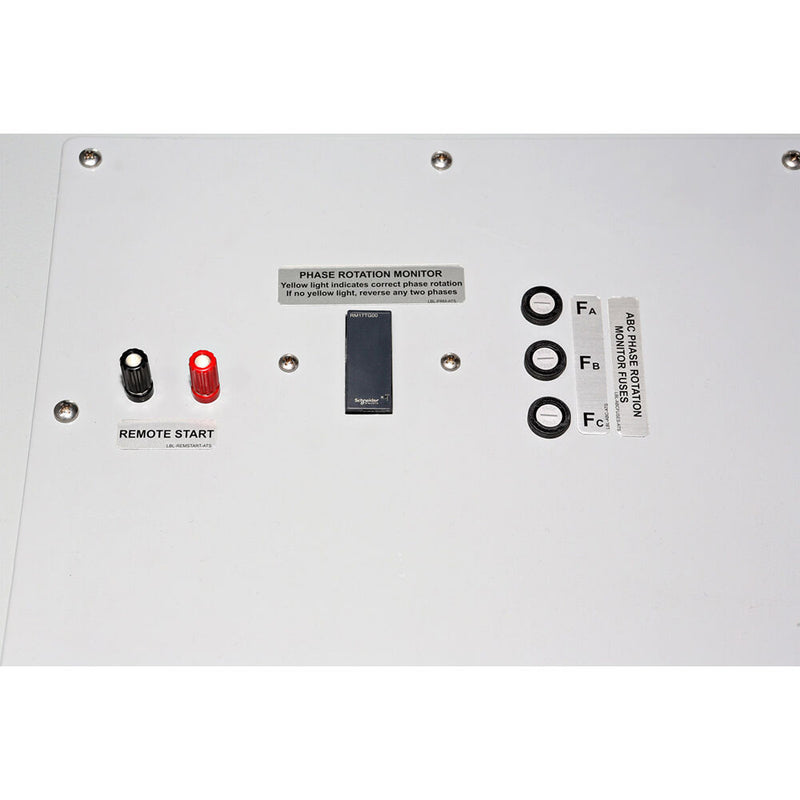 Lex Products PowerGATE 1600A Power Input Panel with Black, Red, Blue, White & Green Inlets