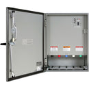 Lex Products PowerGATE 400A Power Input Panel with Brown, Orange, Yellow, White & Green Inlets