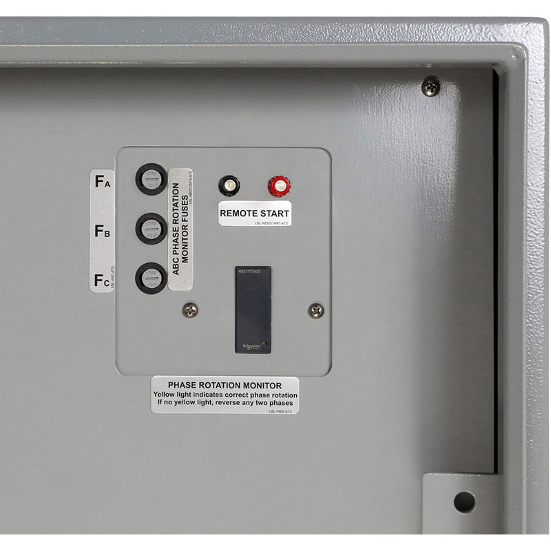 Lex Products PowerGATE 400A Power Input Panel with Brown, Orange, Yellow, White & Green Inlets