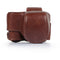 MegaGear Ever Ready Leather Camera Case for Sony ZV-E10 (Brown)