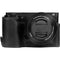 MegaGear Ever Ready Genuine Leather Camera Half Case for Sony ZV-E10 (Black)