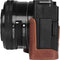 MegaGear Ever Ready Genuine Leather Camera Half Case for Sony ZV-E10 (Brown)