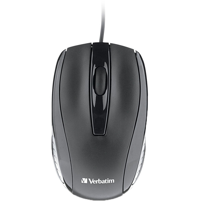 Verbatim Corded Optical Mouse (Black)