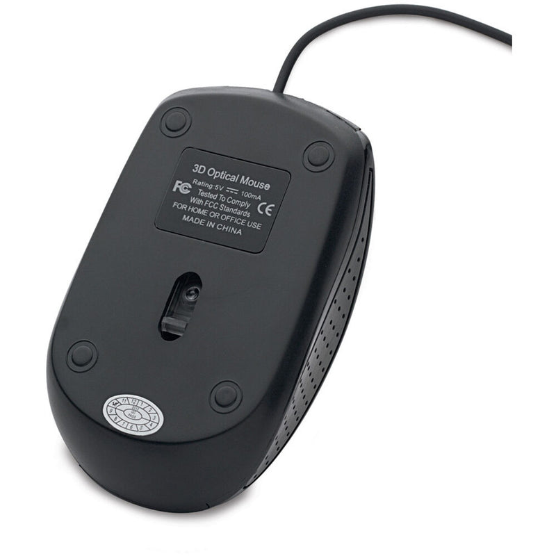 Verbatim Corded Optical Mouse (Black)