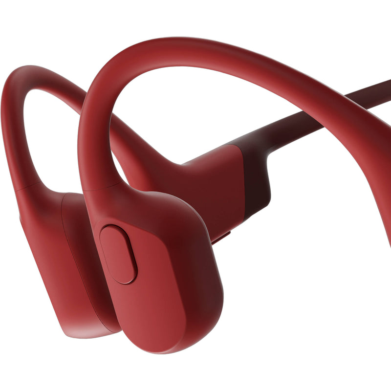 SHOKZ OpenRun Wireless Open-Ear Headphones (Red)