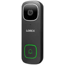 Lorex B451AJDB-E 2K QHD Wi-Fi Video Wired Doorbell (Black) with ACCHM2-B Wi-Fi Chimebox