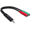 Hosa Technology Headset and Mic Breakout Cable