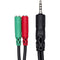 Hosa Technology Headset and Mic Breakout Cable